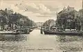 De ophaalbrug in 1900