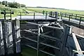 Bij Werk aan de Bakkerskil: Papsluis, inundatiesluis / waaiersluis