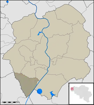 Kaart van Nieuwkapelle