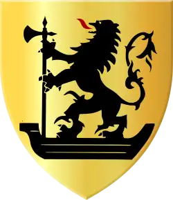 Wapen toegeschreven aan de dynastie Oisy (in feite van het huis van Heilly, heren van Nieuwpoort).