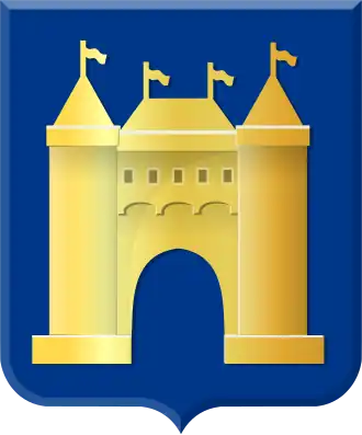 Wapen van Nieuwpoort, originele kleuren waren onbekend.