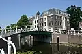 Brug met uitzicht op het Rapenburg