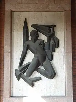 reliëf station Nijmegen