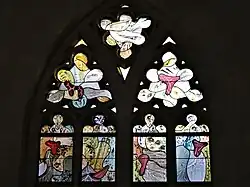 Glas-in-loodraam Stigmata