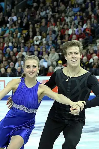 Viktoria Sinitsina en Nikita Katsalapov (2016)
