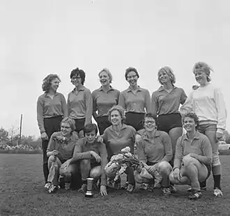 Niloc Dames veldhandbalkampioen van Nederland in 1963