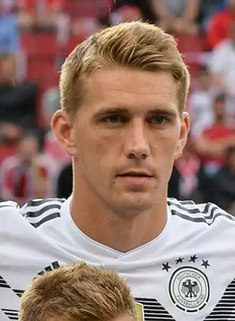 Petersen in 2018 met Duitsland