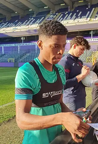 Nilson Angulo bij RSC Anderlecht in 2025