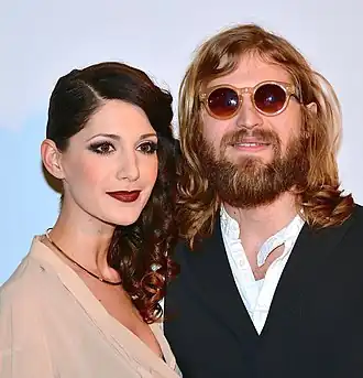 Nina Zanjani en Joel Magnusson, 2013