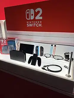 Een vitrine met enkele accessoires