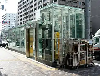 Uitgang nr. 01 van het station.