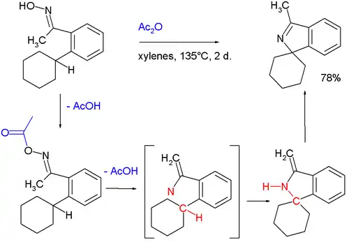 Synthesis van cyclische en spiro-imines.