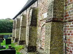 Steunberen (en Noormannendeur) noordzijde