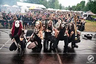 Nocturna tijdens een liveoptreden op in Italië (2024)