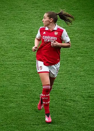 Maritz tijdens de North London Derby in het seizoen 2022/23