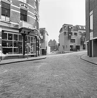 De straat in 1984