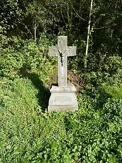 Moordkruis met opschrift Jacobus Bindels van Noorbeeck 1848