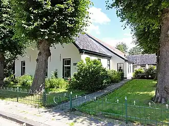 De boerderij Noorderstraat 4 (zuidwestzijde) in Noordbroek anno 2012