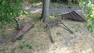 Noorderklankpark Drie van de vier instrumenten (juli 2018)