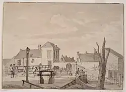 Carel Frederik Bendorp, De Noorderpoort anno 1783, Regionaal Archief Dordrecht, inv.&nbsp;551_35377