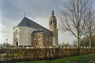 Noordoostgevel kerk (2002)