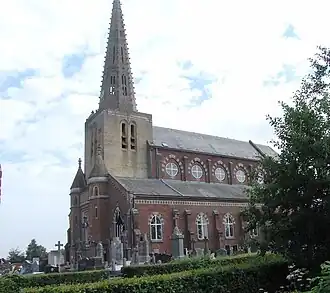 De Sint-Denijskerk in Noordpene