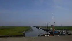 De haven van Noordpolderzijl in 2006