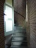 Wenteltrap naar boven in de watertoren