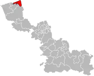 Locatie van het kanton