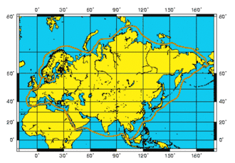 Route van de eerste noordoostelijke passage in 1879/79