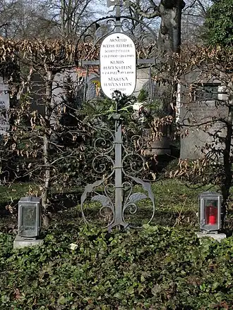 Het graf van Klaus Havenstein op de Nordfriedhof in München