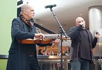 Nordman in een winkelcentrum in Norrköping