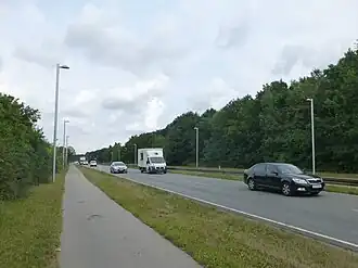 Noordelijk deel van Ringvej 3