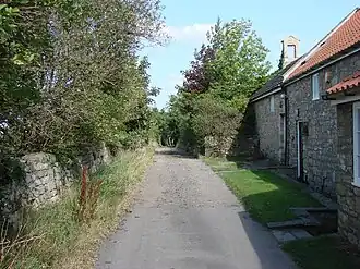 Weg nabij North Elmsall