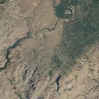 North Omak vanuit de ruimte