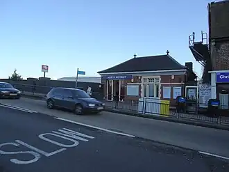 Het stationsgebouw uit 1912