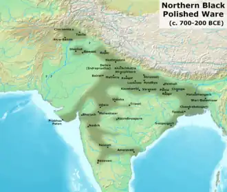 Gebied van northern black polished ware