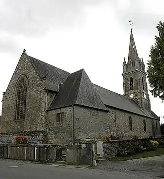 De kerk van Notre-Dame-du-Touchet