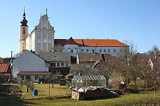 het klooster in Nová Říše