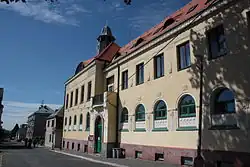 Openbaar zwembad in Nové Město pod Smrkem (1911)