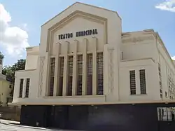 Het theater Teatro Municipal van Nova Lima