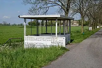 Wachthuisje van Nozema aan de Biezendijk in IJsselstein.