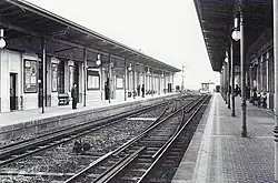 Het station in 1901.