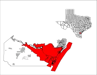 Locatie van Corpus Christi