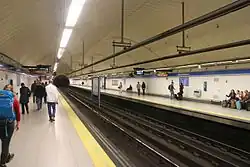 Sporen en perrons van lijn 6