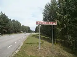 Wegwijzer naar de schuur