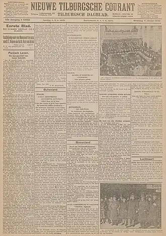 Nieuwe Tilburgsche Courant van 6 januari 1930.