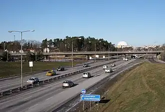 Riksväg 73 bij Kärrtorp