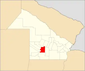 Kaart van departement