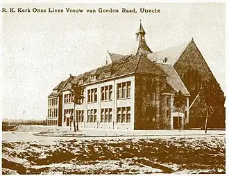 Kerk en school in 1921